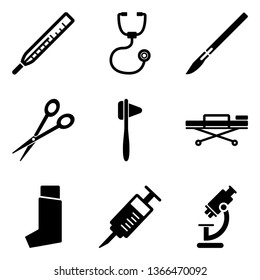 Hospital Instruments for Examination and Surgery