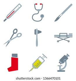 Hospital Instruments for Examination and Surgery