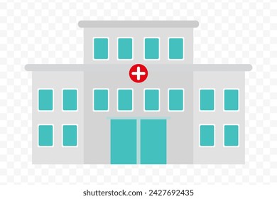 Symbol für Krankenhausleitung. Arzt, Station, Krankheit, Behandlung, Arzt, Krankenhaus, Injektion, Krankenschwester, Schmerzen, Bett, Operation, Krankenwagen. Vektorliniensymbol für Unternehmen und Werbung