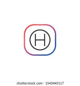 Hospital  - Line Vector Icon