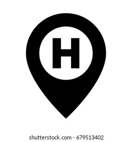 hospital location icon