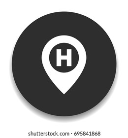 hospital location icon
