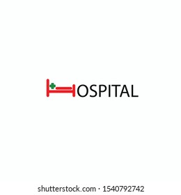 Hospital Logo Design Vector Isolated On White Background