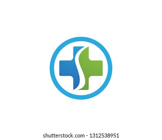 Hospital logo and symbol vector 