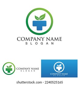 Hospital logo and symbol vector