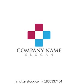 Hospital logo and symbol vector image