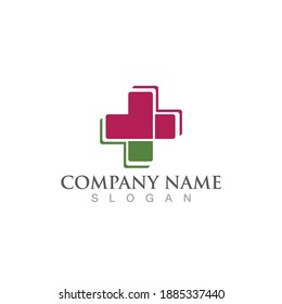 Hospital logo and symbol vector image