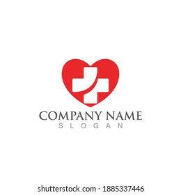 Hospital logo and symbol vector image