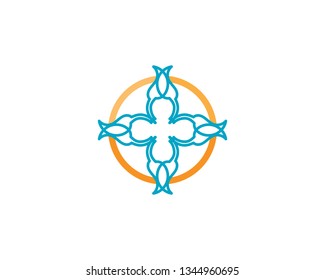 Hospital logo and symbols template icons app