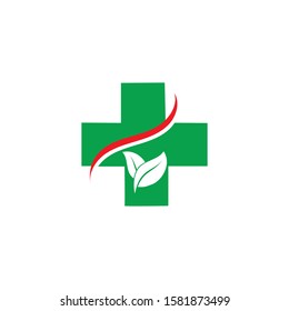 Hospital logo and symbols template icons vector health