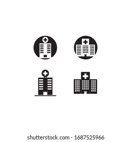 Hospital logo template vector icon design