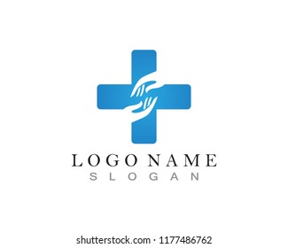 Hospital logo vector icons