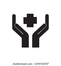 hospital logo vector illustration design 