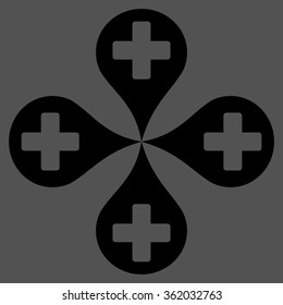 Hospital Map Markers Icon