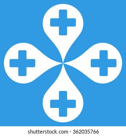 Hospital Map Markers Icon