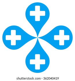 Hospital Map Markers Icon