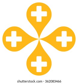 Hospital Map Markers Icon