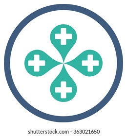 Hospital Map Markers Icon