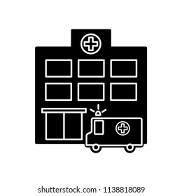 hospital, medical icon vector, template