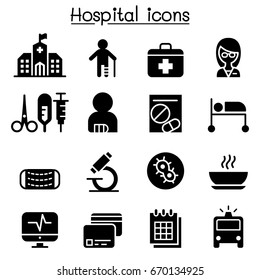 Hospital & medical icons