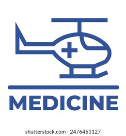 Hospital medicine isolaed logo icon concept. Vector flat graphic design illustration
