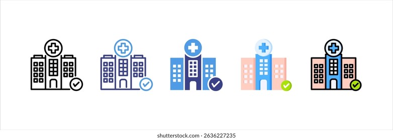 Hospital Multi Style Icon Set