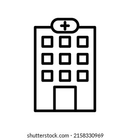 Krankenhaus neue Symbol einfache Vektorgrafik