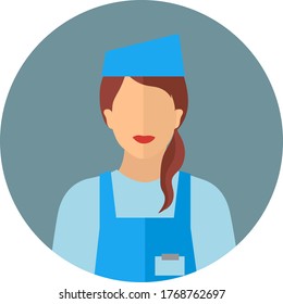 Hospital Nurse Profession Logo Icon