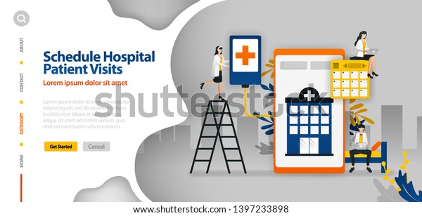 Hospital Patient Visits Schedule Hospital Scheduling Technology