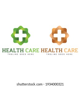Plantilla de símbolo del icono del vector del logotipo del hospital. Logo de la clínica. Logo médico. Diseño de logotipos