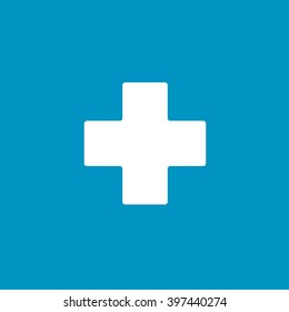 hospital plus sign button