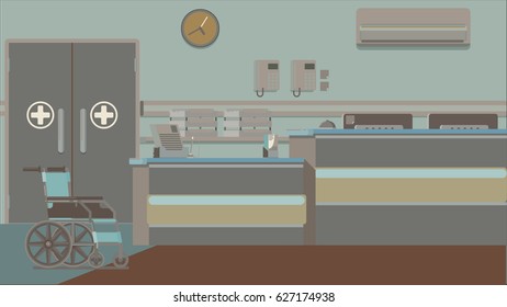 Hospital Reception Illustration