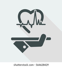 Hospital services - Vector web icon