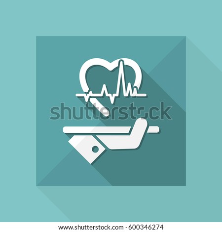Hospital services - Vector web icon