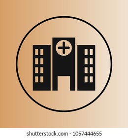 hospital sign icon