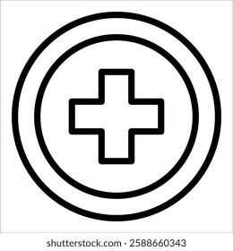 Hospital Sign Icon Element For Design