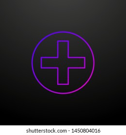 hospital sign nolan icon. Elements of medical set. Simple icon for websites, web design, mobile app, info graphics