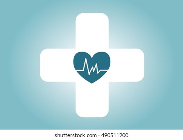 Hospital sign vector