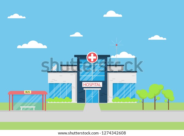 Hospital station
and Bus station, medical
design.