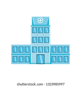 hospital structure isolated icon