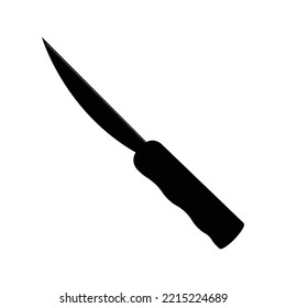 Cirugía hospitalaria bisturí | Ilustración del vector negro |