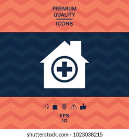 Hospital symbol icon