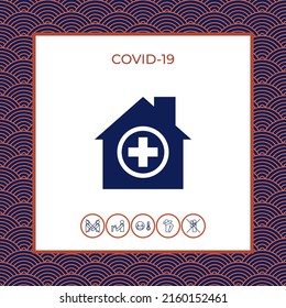 Hospital symbol icon. Elements for your design