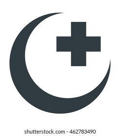 Hospital Symbol Vector Icon