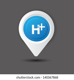 Hospital symbol,vector