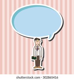 hospital theme doctor elements vector,eps