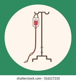 hospital theme Drip elements vector,eps