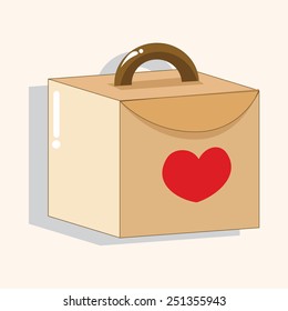 hospital theme medical kit elements vector