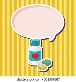 hospital theme medicine elements vector,eps