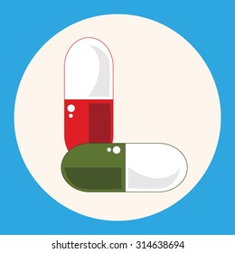 hospital theme medicine elements vector,eps